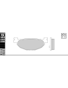 Plaquettes de frein GALFER G1054 organique semi métal FD352