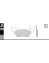 Plaquettes de frein GALFER G1054 organique semi métal FD353