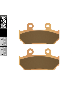 Plaquettes de frein GALFER G1380 sinter maxi scoot FD401