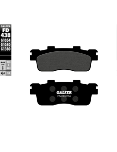 Plaquettes de frein GALFER G1054 organique semi métal FD438
