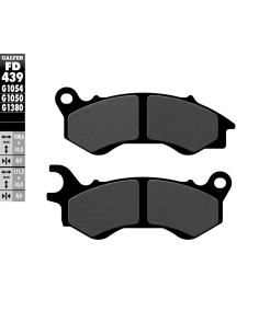Plaquettes de frein GALFER G1050 semi métal FD439