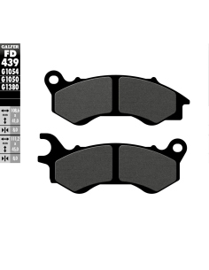 Plaquettes de frein GALFER G1054 organique semi métal FD439