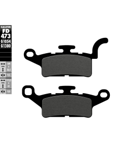 Plaquettes de frein GALFER G1054 organique semi métal FD473