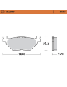 Plaquettes de frein MOTO MASTER métal fritté 400303 Road Pro Scooter