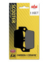 Plaquettes de frein SBS 116 CT Carbone Céramique