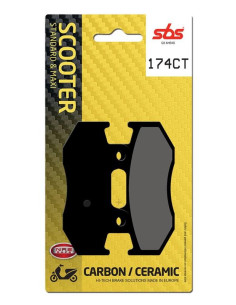 Plaquettes de frein SBS 174 CT Carbone Céramique