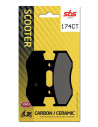 Plaquettes de frein SBS 174 CT Carbone Céramique