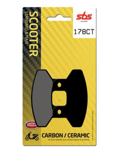 Plaquettes de frein SBS 178 CT Carbone Céramique