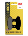 Plaquettes de frein SBS 178 CT Carbone Céramique