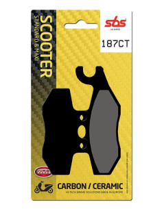 Plaquettes de frein SBS 187 CT Carbone Céramique