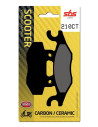 Plaquettes de frein SBS 210 CT Carbone Céramique