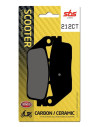 Plaquettes de frein SBS 212 CT Carbone Céramique