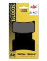 Plaquettes de frein SBS 214 CT Carbone Céramique