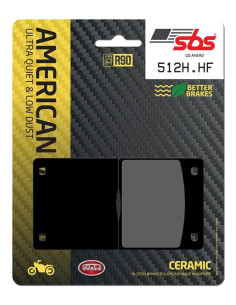 Plaquettes de frein SBS 512 H.HF Céramique
