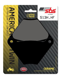 Plaquettes de frein SBS 513 H.HF Céramique