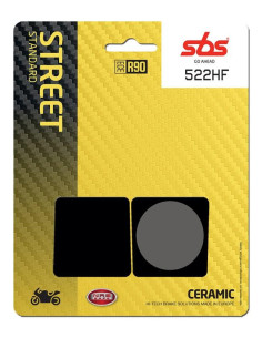 Plaquettes de frein SBS 522 HF Céramique