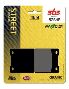 Plaquettes de frein SBS 526 HF Céramique