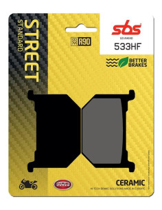 Plaquettes de frein SBS 533 HF Céramique
