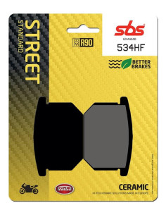 Plaquettes de frein SBS 534 HF Céramique