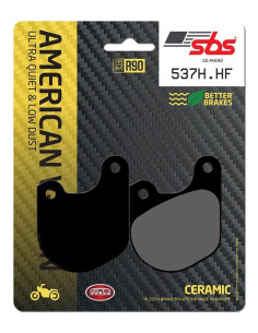 Plaquettes de frein SBS 537 H.HF Céramique
