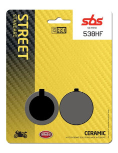 Plaquettes de frein SBS 538 HF Céramique