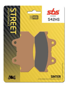 Plaquettes de frein SBS 542 HS Evo Sinter