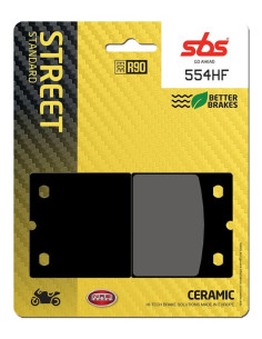 Plaquettes de frein SBS 554 HF Céramique