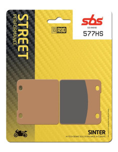 Plaquettes de frein SBS 577 HS Evo Sinter