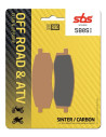 Plaquettes de frein SBS 580 SI Sinter