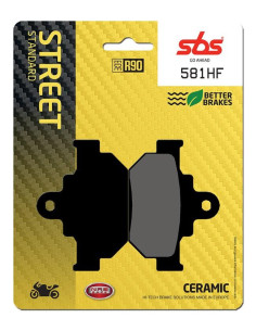 Plaquettes de frein SBS 581 HF Céramique