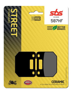 Plaquettes de frein SBS 587 HF Céramique
