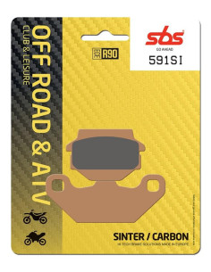 Plaquettes de frein SBS 591 SI Sinter