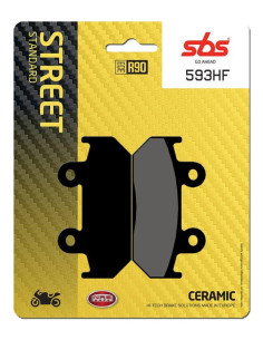 Plaquettes de frein SBS 593 HF Céramique