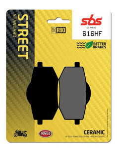 Plaquettes de frein SBS 616 HF Céramique