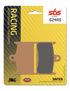 Plaquettes de frein SBS 624 RS métal fritté