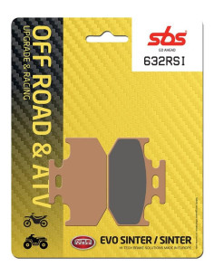 Plaquettes de frein SBS 632 RSI Sinter - Evo Sinter