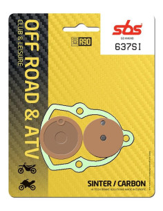 Plaquettes de frein SBS 637 SI Sinter