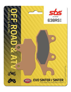 Plaquettes de frein SBS 638 RSI Sinter - Evo Sinter