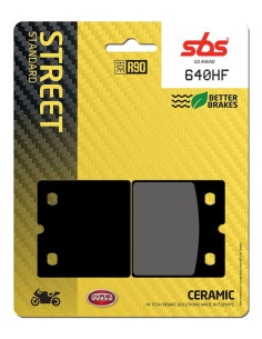 Plaquettes de frein SBS 640 HF Céramique