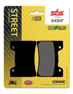 Plaquettes de frein SBS 645 HF Céramique