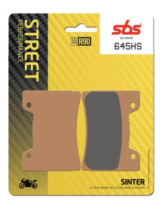 Plaquettes de frein SBS 645 HS Evo Sinter