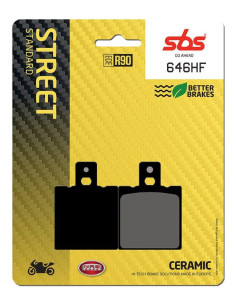 Plaquettes de frein SBS 646 HF Céramique