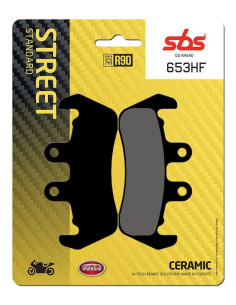 Plaquettes de frein SBS 653 HF Céramique