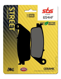 Plaquettes de frein SBS 654 HF Céramique