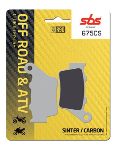 Plaquettes de frein SBS 675 CS Sinter Carbone