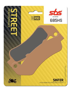 Plaquettes de frein SBS 685 HS Evo Sinter