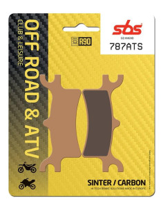 Plaquettes de frein SBS 787 ATS Sinter Carbone