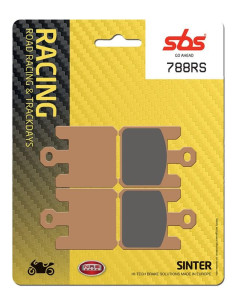 Plaquettes de frein SBS 788 RS métal fritté
