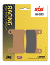 Plaquettes de frein SBS 806 RS métal fritté