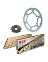 Kit chaine moto 17x43 530 DID - Couronne acier - DID530ZVM-X Or-Or - Yamaha YZF 750 R7 1999-00